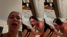 Mc Pipokinha pelada filmando a amiga pagando boquete na pica