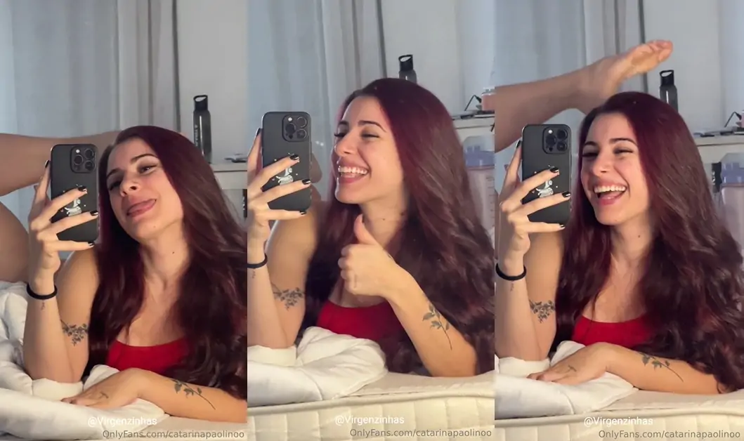 Catarina Paolino pelada em vídeo do Privacy se mostrando